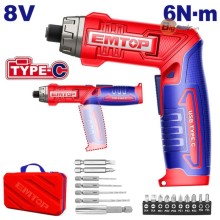 Bộ máy siết vít trượt TYPE-C  EMTOP - ECSR0803