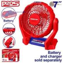 Thân máy quạt pin  EMTOP - EFALI2007