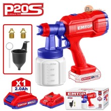 Bộ máy phun sơn pin  EMTOP - ELSG20256