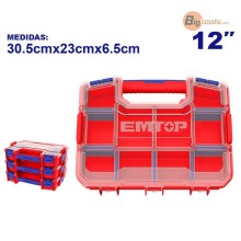 Hộp nhựa nhiều ngăn 12 inch EMTOP - EPBX1211