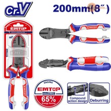 Kìm cắt trợ lực 65% 8 inch EMTOP - EPLRCD0851