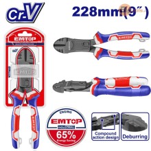 Kìm cắt trợ lực 65% 9 inch EMTOP - EPLRCD0951