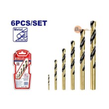 Bộ 6 mũi khoan sắt HSS (Đuôi tròn) EMTOP - ETDBB11065