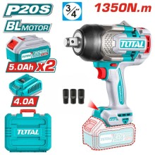 Máy siết bulong không chổi than dùng pin 20V Total TIWLI20135