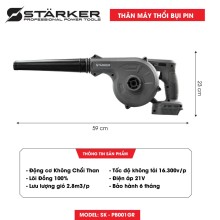 Máy thổi bụi dùng pin Starker SK-PL555GR