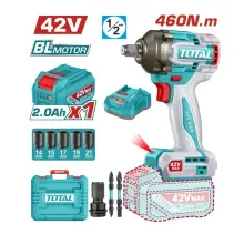 Máy Siết Bu Lông Pin 42V TOTAL TIWLI42461 460Nm Chính Hãng